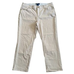 Democracy Ab Solution Gold Logo Stretchy Pants Women’s Plus Size 20W